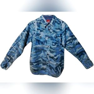 New W/O Tags Boys lightweight long sleeve shirt by Black Jack green,teal,aqua